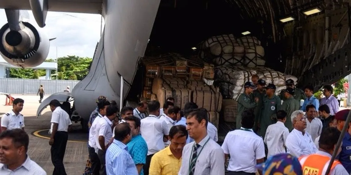 भारतीय हवाई दलाने बांग्लादेशात रोहिंग्या मुस्लिम निर्वासितांना मदत साहित्य पोहोवचिले!