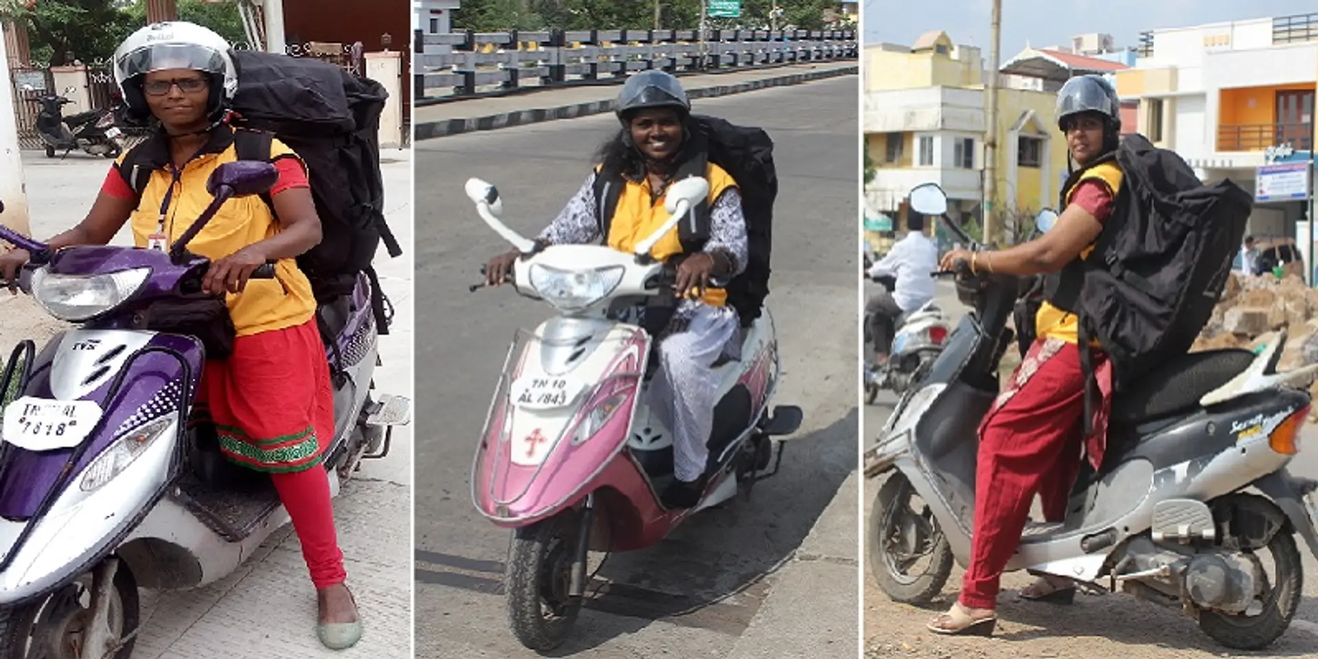 அமேசான் பொருட்கள் டெலிவரியில் சென்னையை கலக்கும், ‘கூரியர் கேர்ள்ஸ் சர்வீஸ்’