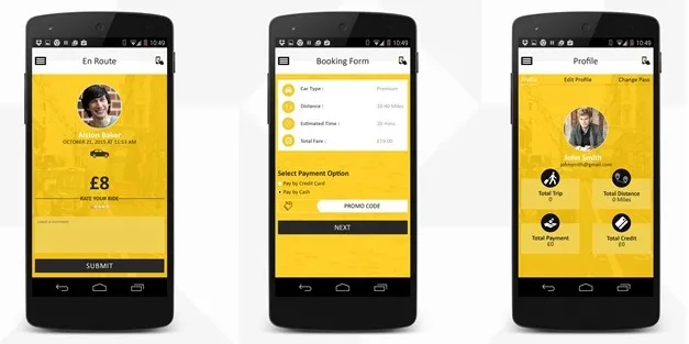 Taxi Mobile App