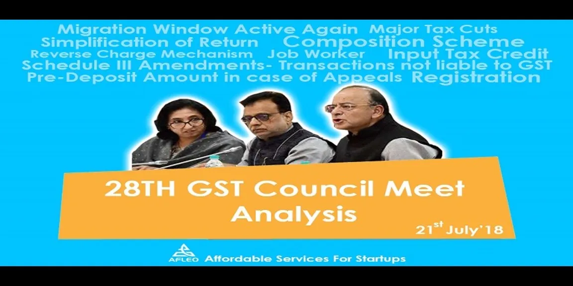 28th GST Council Meet- How it solved businesses and common people's GST woes?