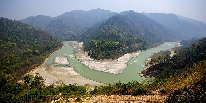 Teesta River in Sikkim 