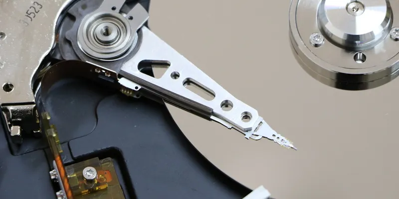 Hard drive inside