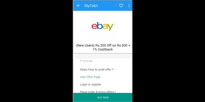 Mytokri App for shopping
