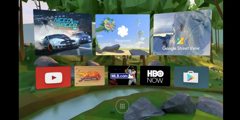 A Virtual Reality section on Android Play Store