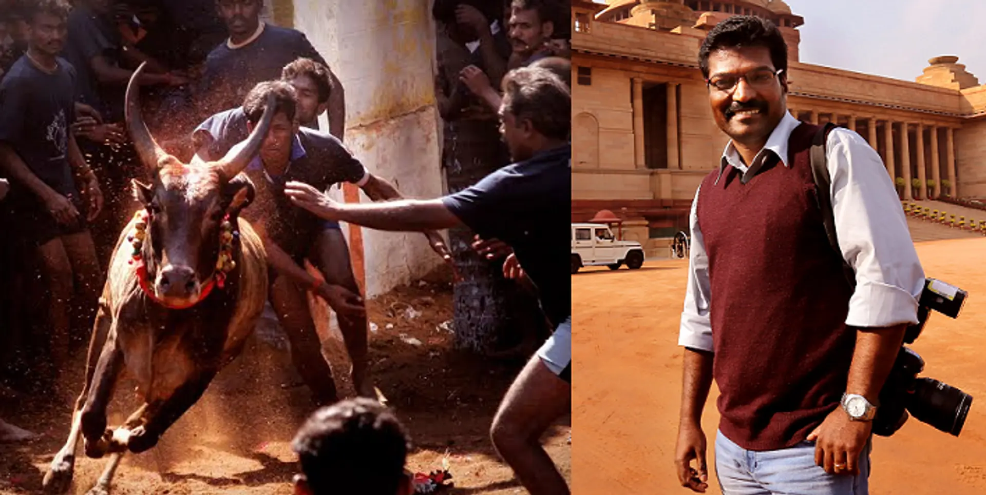'ஜல்லிக்கட்டு நடத்த தனி ஸ்டேடியம் கட்ட வேண்டும்'- புகைப்படக் கலைஞர் சுரேஷின் ஆசை!