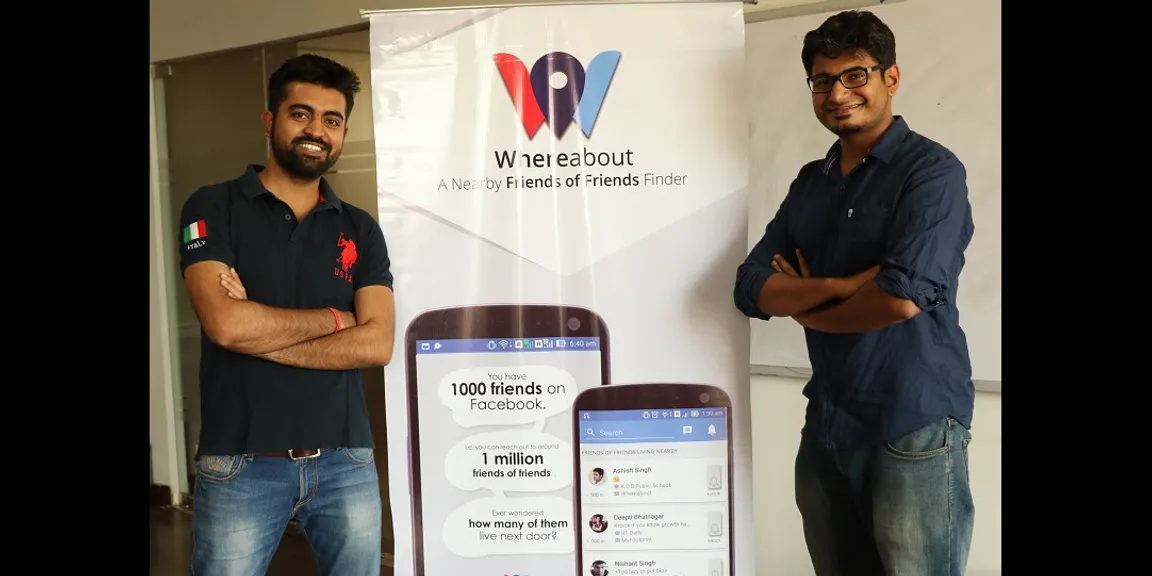 मित्रांचे मित्र शोधून देणारं दिल्ली आयआयटीच्या विद्यार्थ्यांचं नवीन अॅप 'व्हेअरअबाउट'