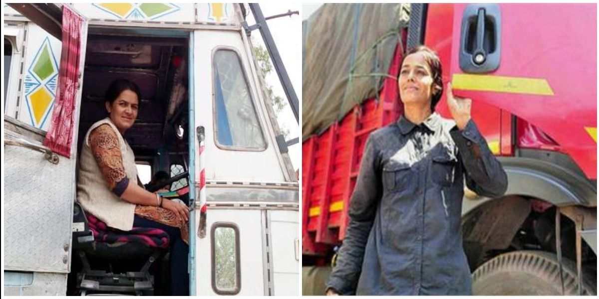 सड़क पर जिंदगी की गाड़ी खींच रही महिला ट्रक ड्राइवर